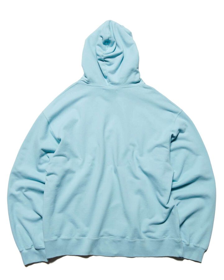 CUT-OUT LOGO SWEAT HOODIE,LIGHT BLUE, medium image number 1