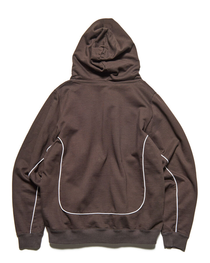 FOOTBALL SWEAT HOODIE,BROWN, medium image number 1