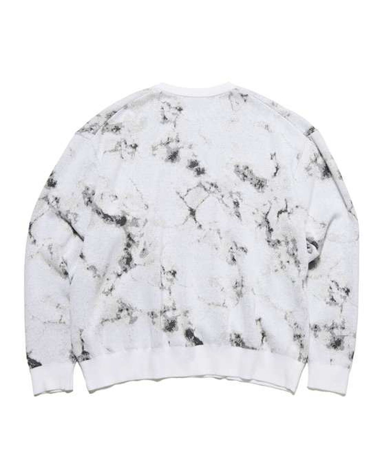 MARBLE JACQUARD KNIT,WHITE, large image number 1