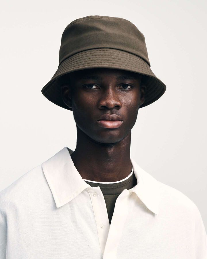 DOESKIN WOOL HAT,BROWN, medium image number 3