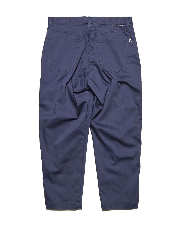 STRETCH TWILL SLIM CROPPED PANTS,NAVY, medium image number 1