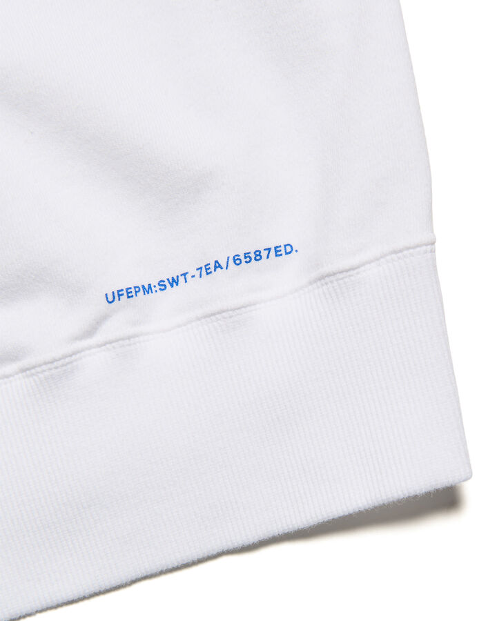LOOSE SWEAT HOODIE,WHITE, medium image number 3
