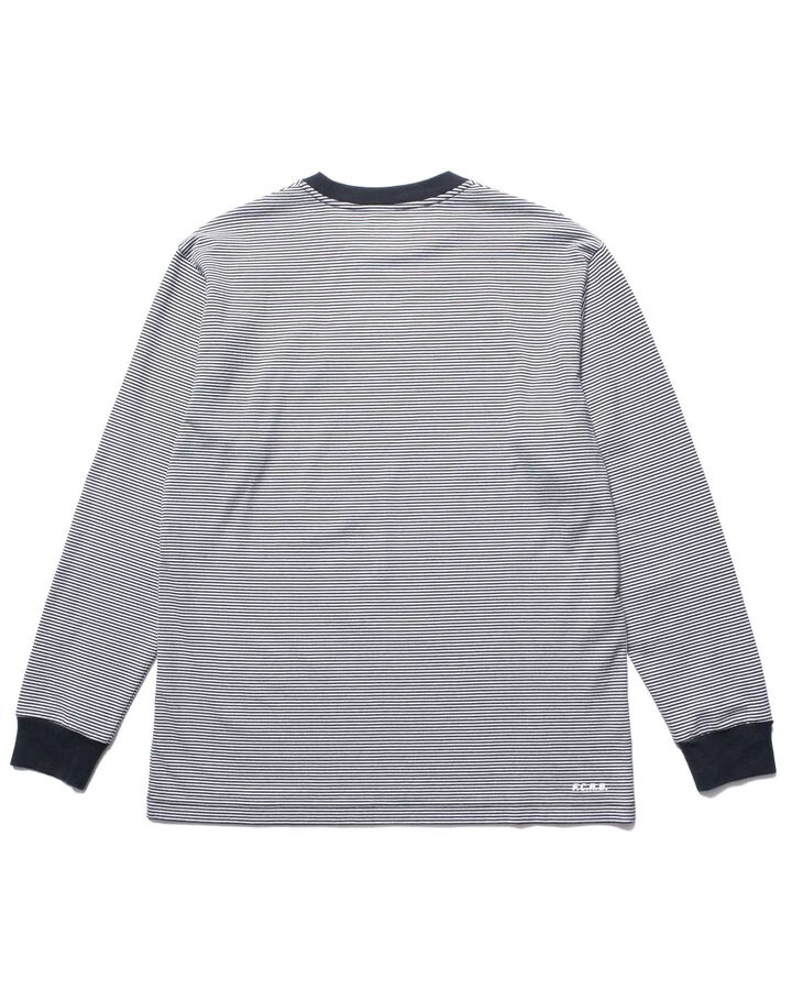 BORDER L/S TEE,BLACK, medium image number 1