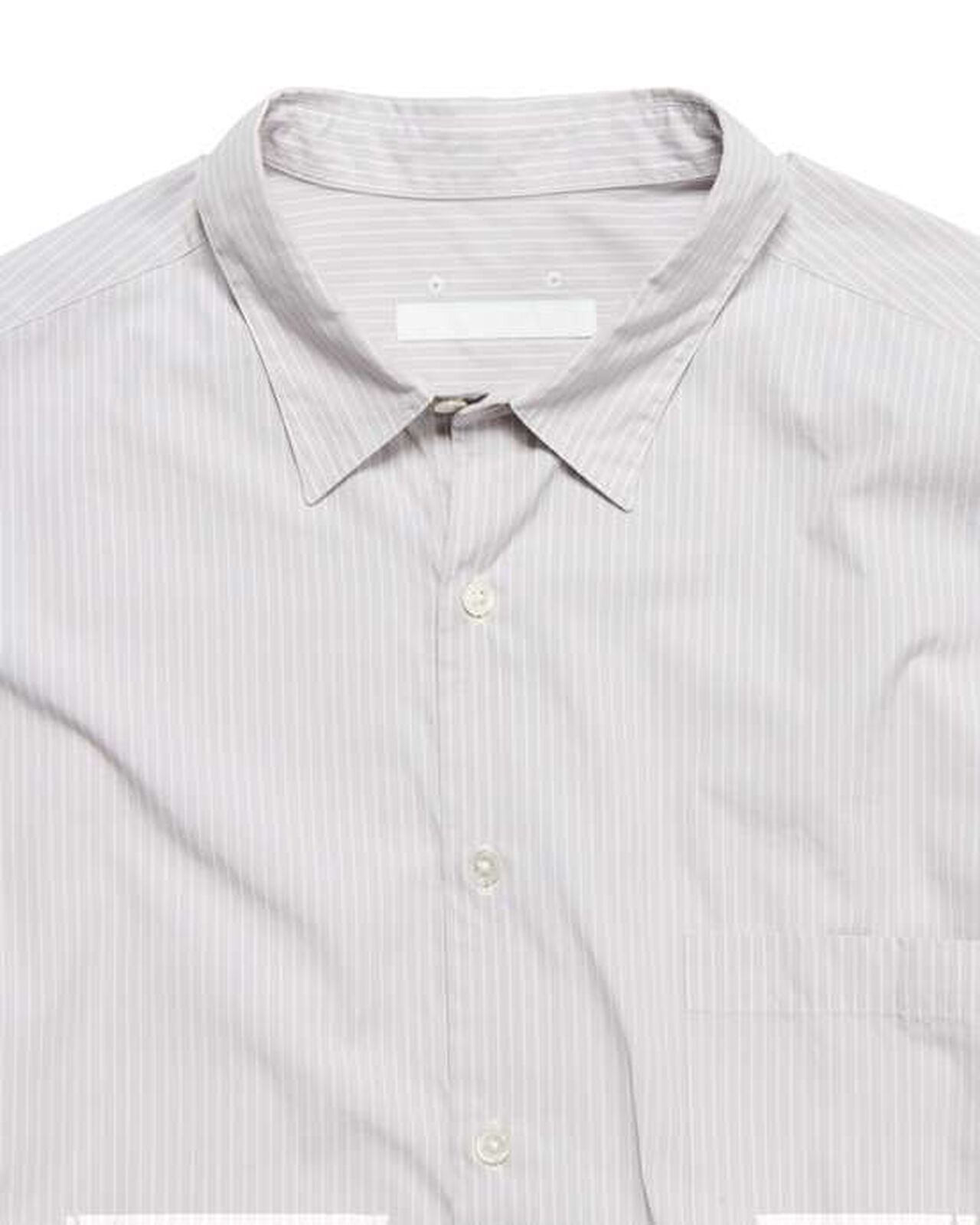 STRIPE REGULAR FIT S/S SHIRT,GRAY STRIPE, large image number 2