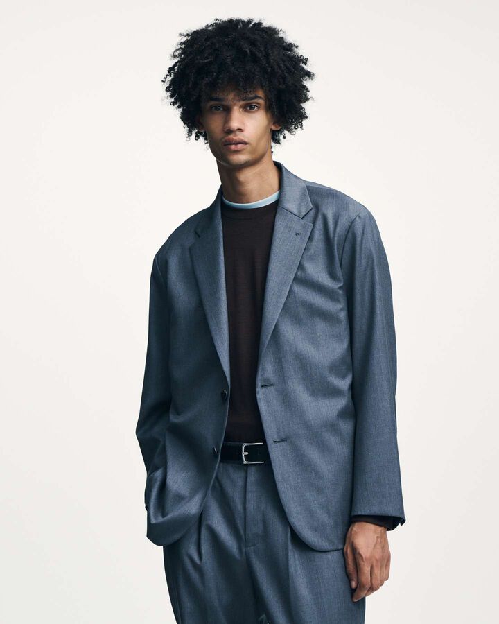 LORO PIANA 2BUTTON JACKET,GRAY, medium image number 7