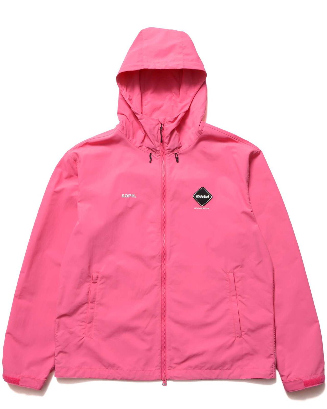 SUPPLEX NYLON HOODED BLOUSON,PINK, large image number 0