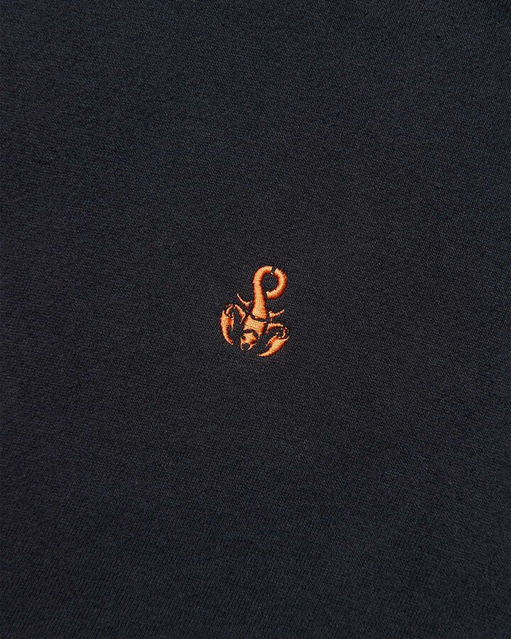 SCORPION WIDE SWEAT HOODIE,BLACK, medium image number 2