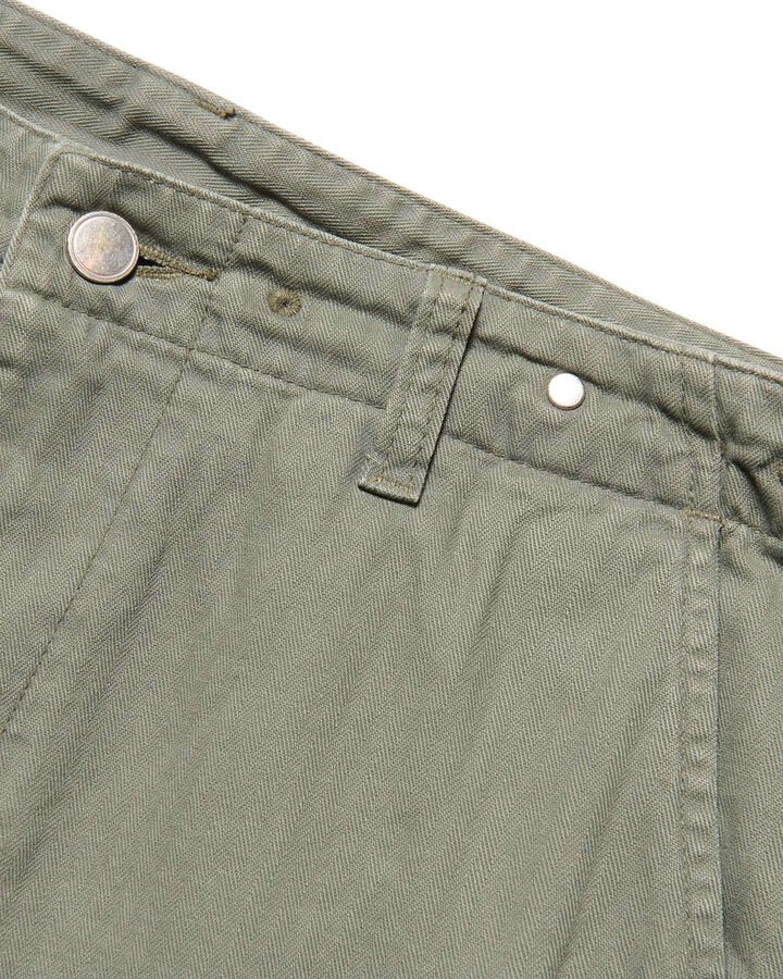 DAMAGED MILITARY PANTS,KHAKI, medium image number 4