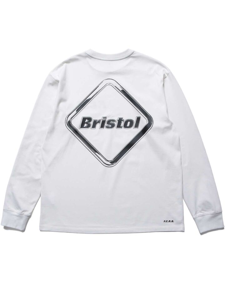 SHADOW EMBLEM L/S TEE,WHITE, medium image number 0