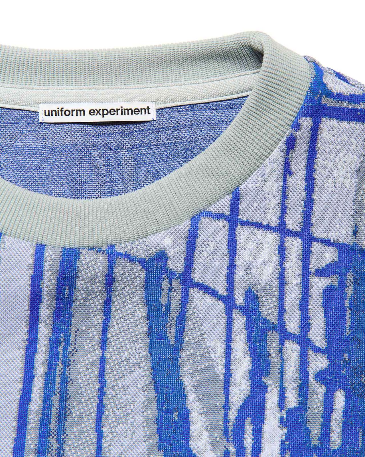 MICHAEL CHERNO: SKETCH HEM CORD TEE,BLUE, large image number 2