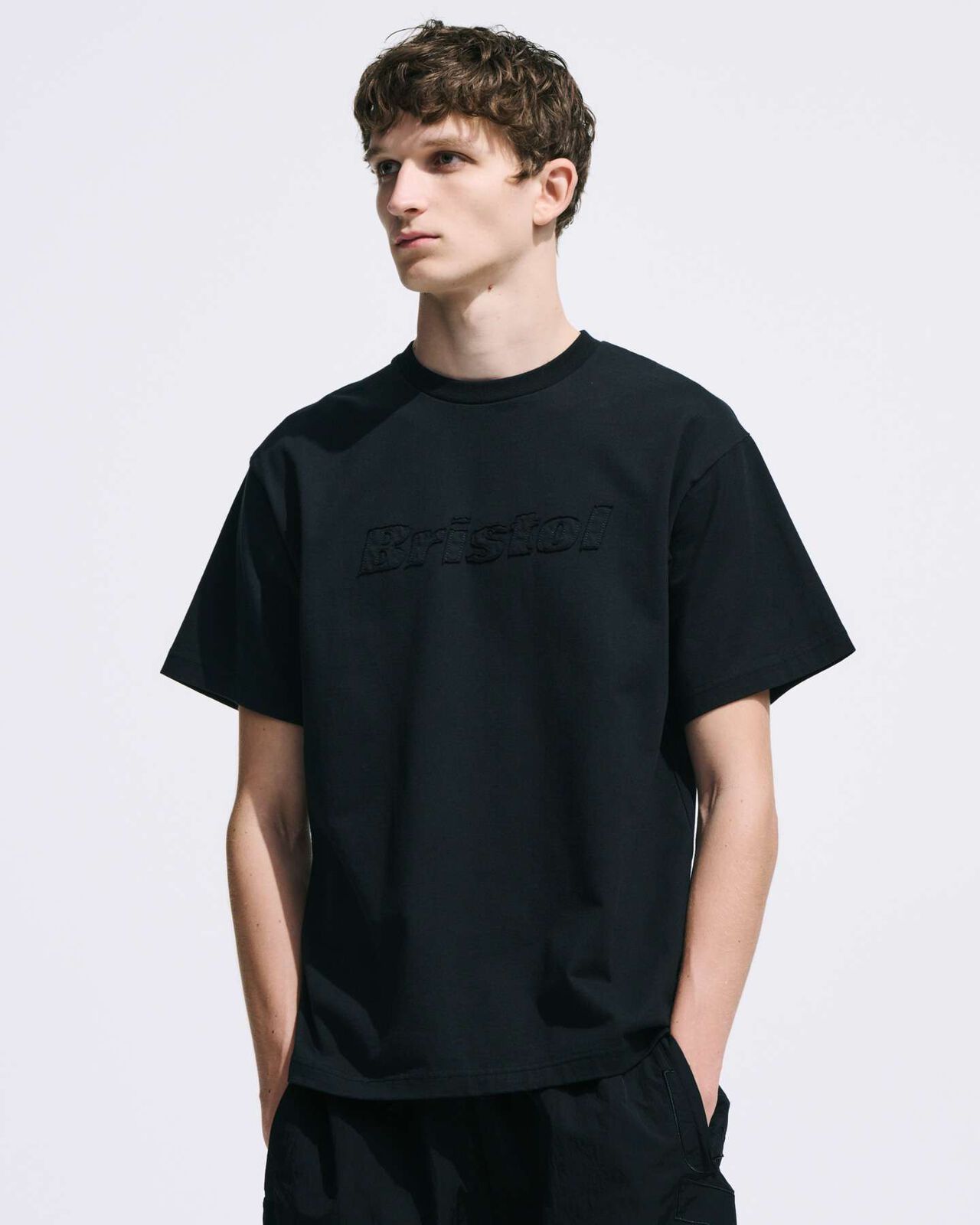 CUT-OFF LOGO S/S TEE,WHITE, large image number 3