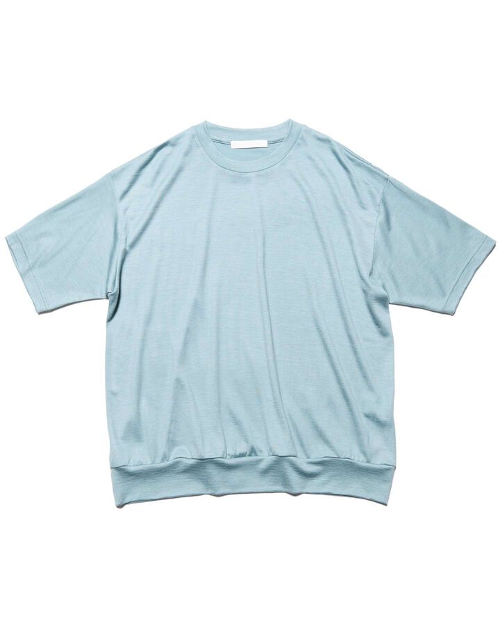 WASHABLE WOOL S/S TOP,GREEN, medium