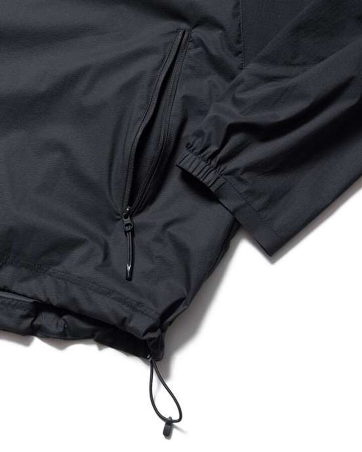 ULTRA LIGHT WEIGHT HALF ZIP PISTE,BLACK, medium image number 4