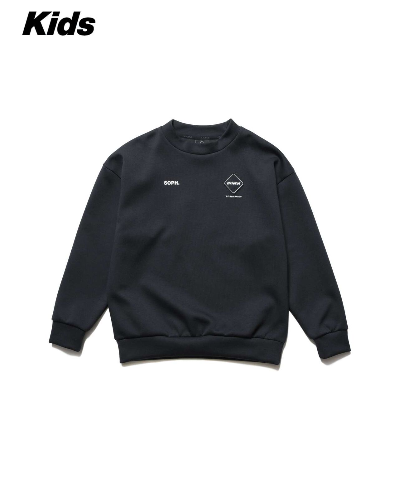 TECH SWEAT CREWNECK TOP,BLACK, large image number 0