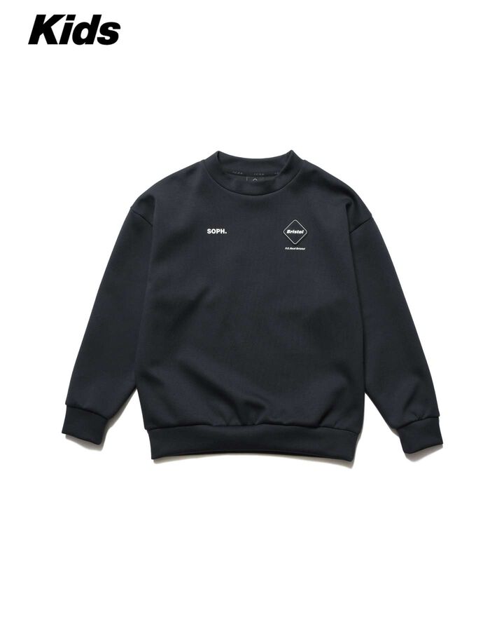 TECH SWEAT CREWNECK TOP,BLACK, medium