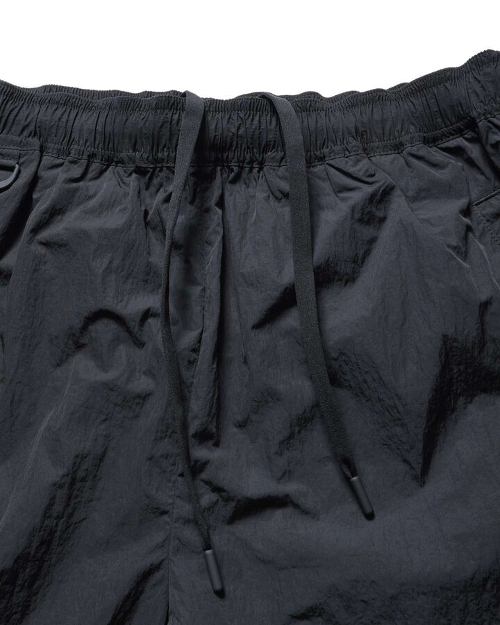 NYLON CHAMBRAY PRACTICE SHORTS,BLACK, medium image number 3