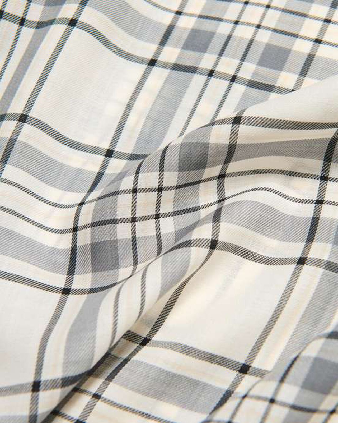 SUMMER WOOL CHECK SHIRT,WHITE, large image number 5