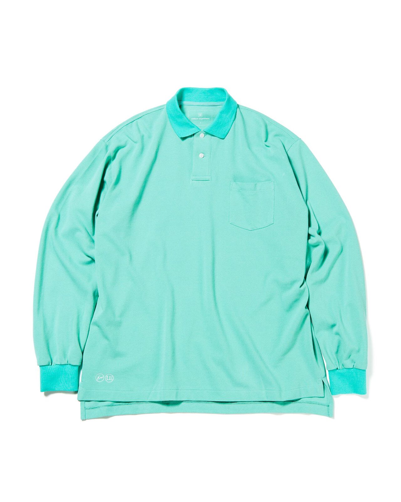 L/S POCKET BAGGY POLO,SAX, large image number 0