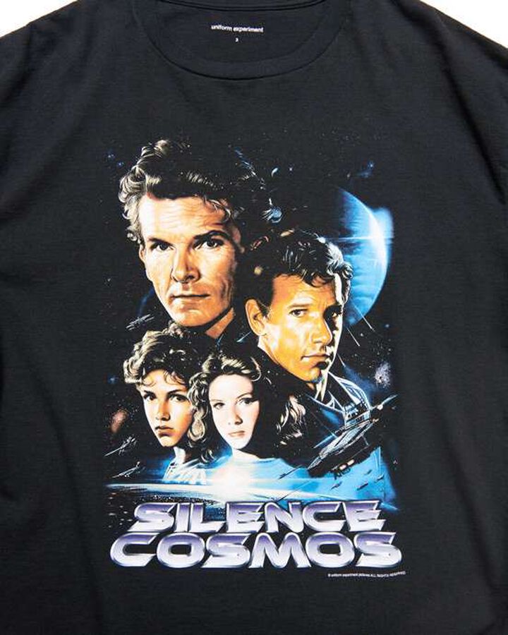 SILENCE COSMOS TEE,BLACK, medium image number 2