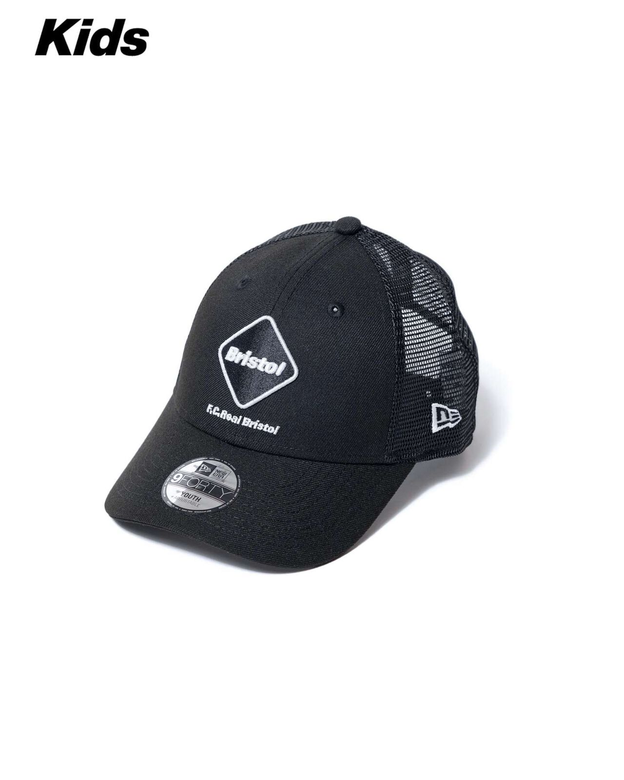 NEW ERA EMBLEM 9FORTY MESH CAP,BLACK, large image number 0