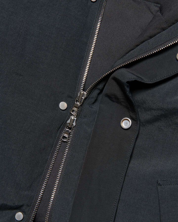 HOLLOW TUSSAH DOWN JACKET,BLACK, medium image number 3