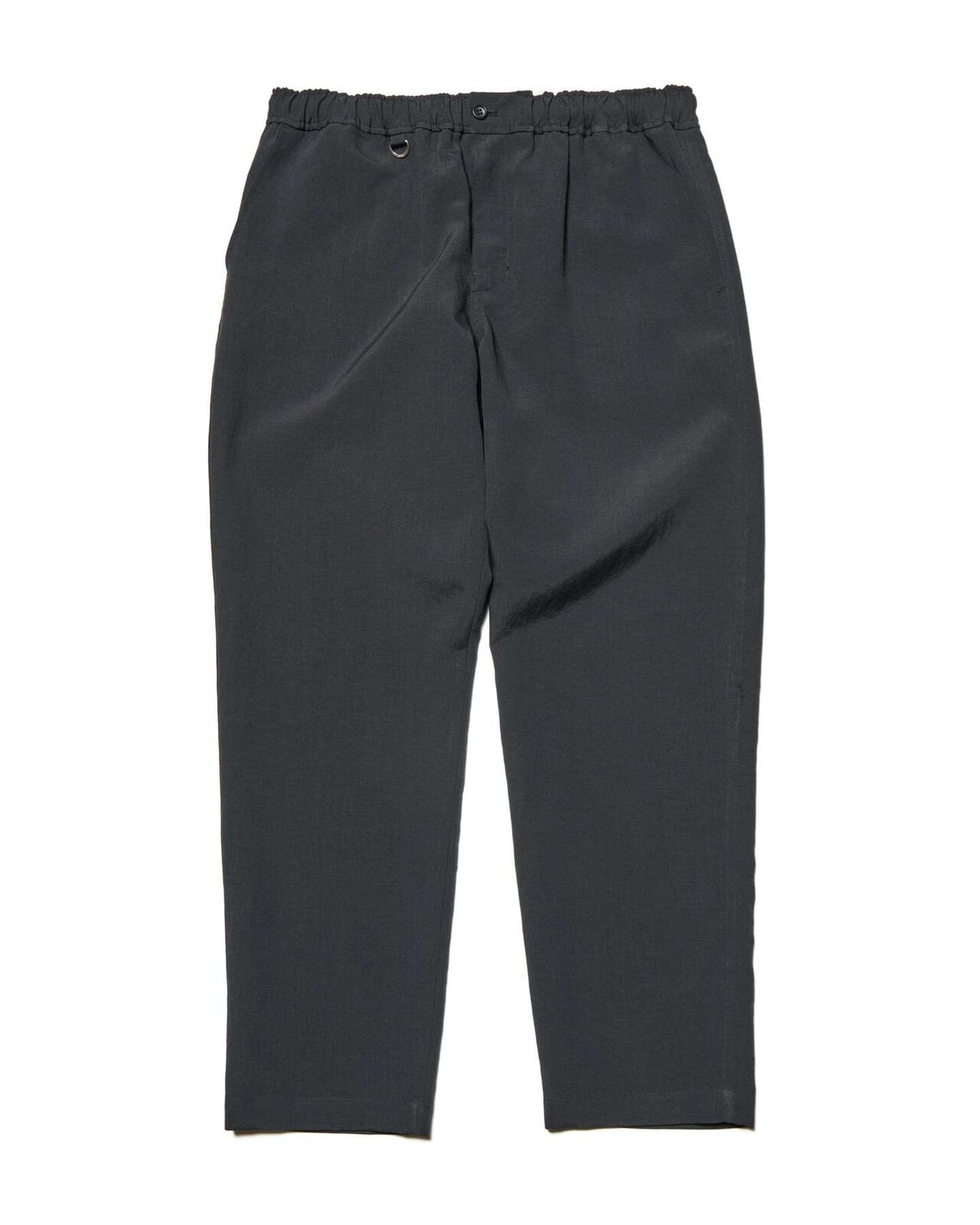 HOLLOW TUSSAH TAPERED EASY PANTS,BLACK, large image number 0