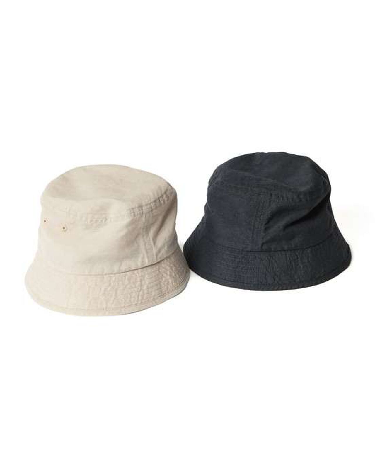 LINEN WOOL WASHER HAT,BLACK, large image number 2