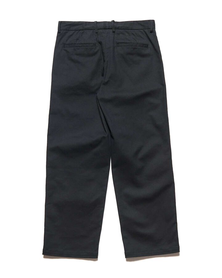 STRETCH TWILL STANDARD SLACKS,BLACK, medium image number 1