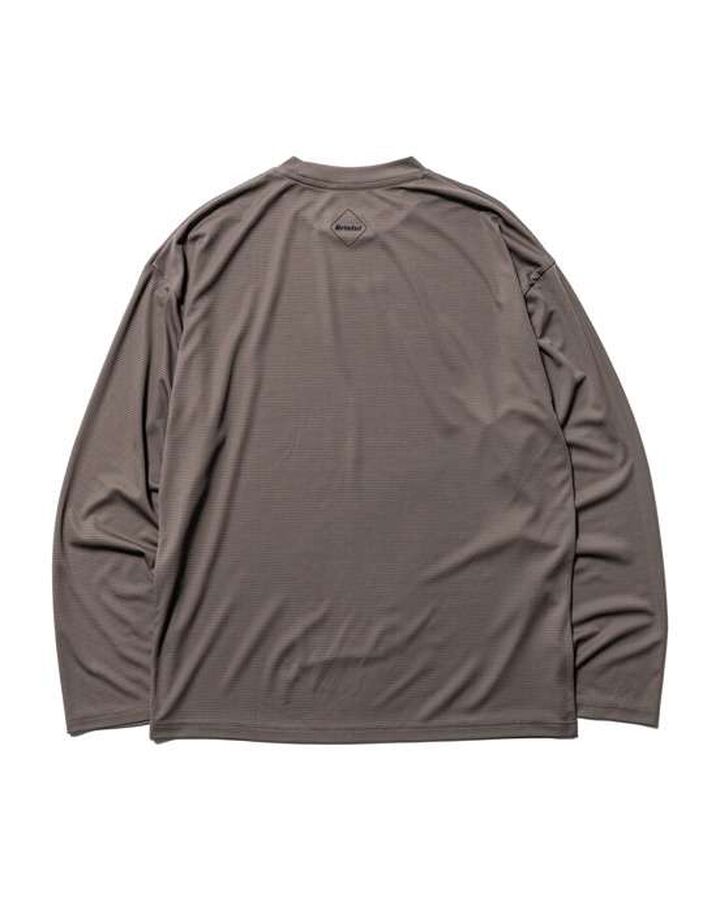 POLARTEC POWER DRY L/S TRAINING TOP,LIGHT BROWN, medium image number 1