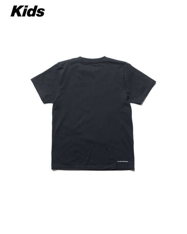 EFFECT LINE LOGO S/S TEE,BLACK, medium image number 1