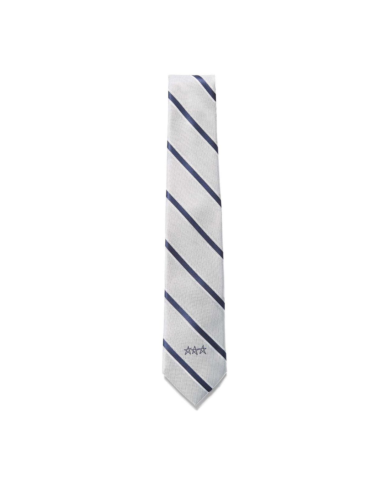 STAR SILK NECKTIE,SILVER, large image number 0