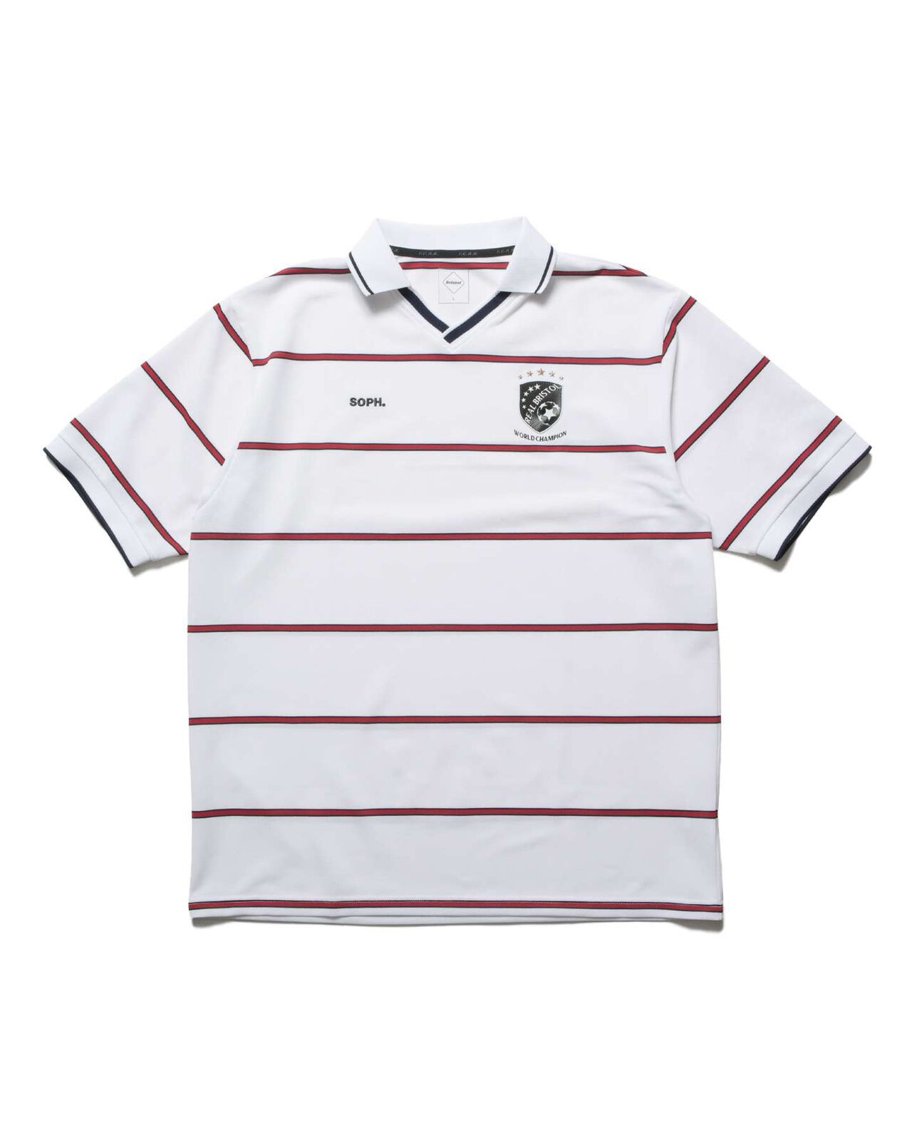 CHAMPIONS BORDER S/S GAME SHIRT,WHITE, large image number 0