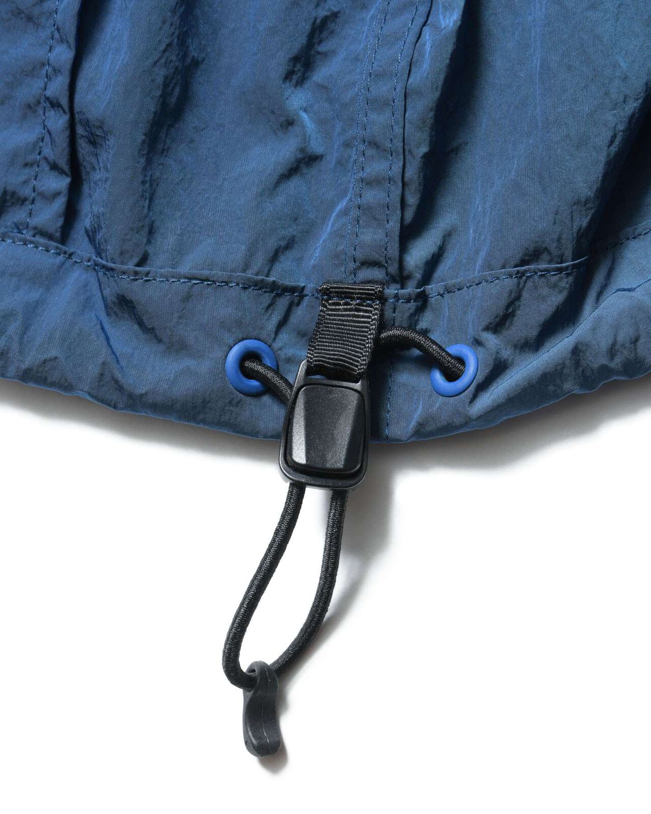 BIG LOGO NYLON STAND COLLAR BLOUSON,BLUE, large image number 5