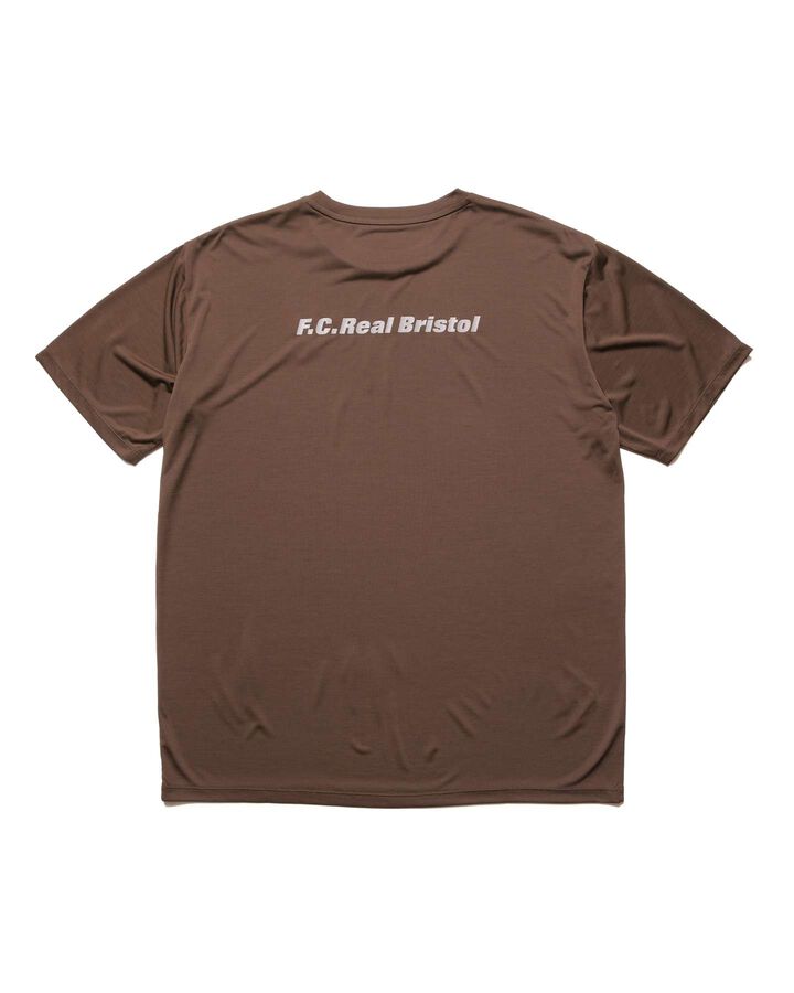 REFLECTIVE LOGO TECH DRY S/S TEE,BROWN, medium image number 1