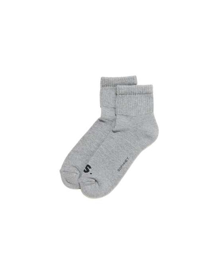 BINCHOTAN SHORT SOCKS,GRAY, medium