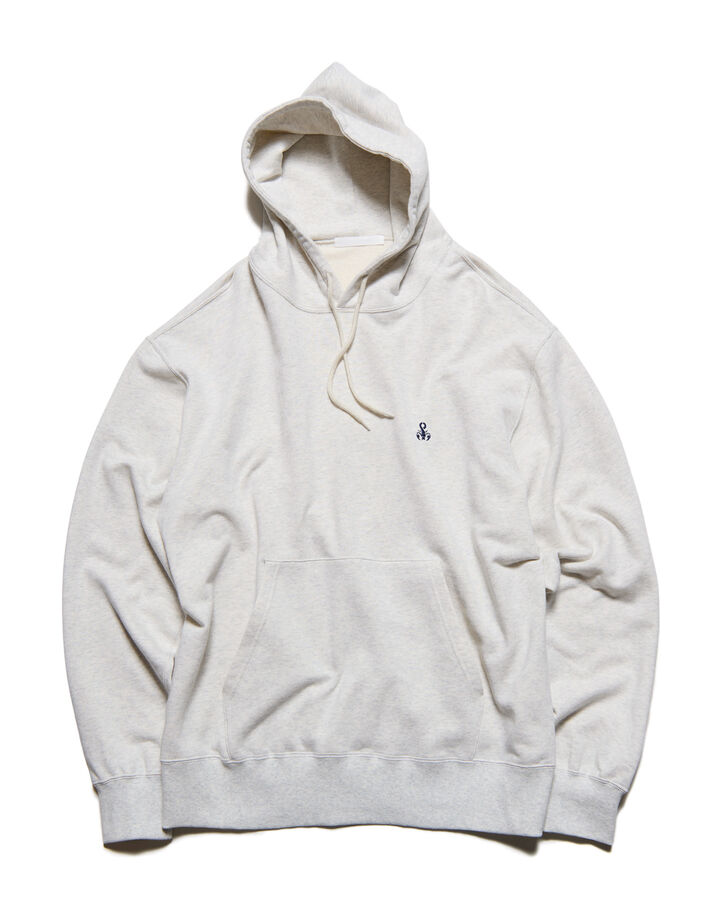 SCORPION WIDE SWEAT HOODIE,OFF WHITE, medium
