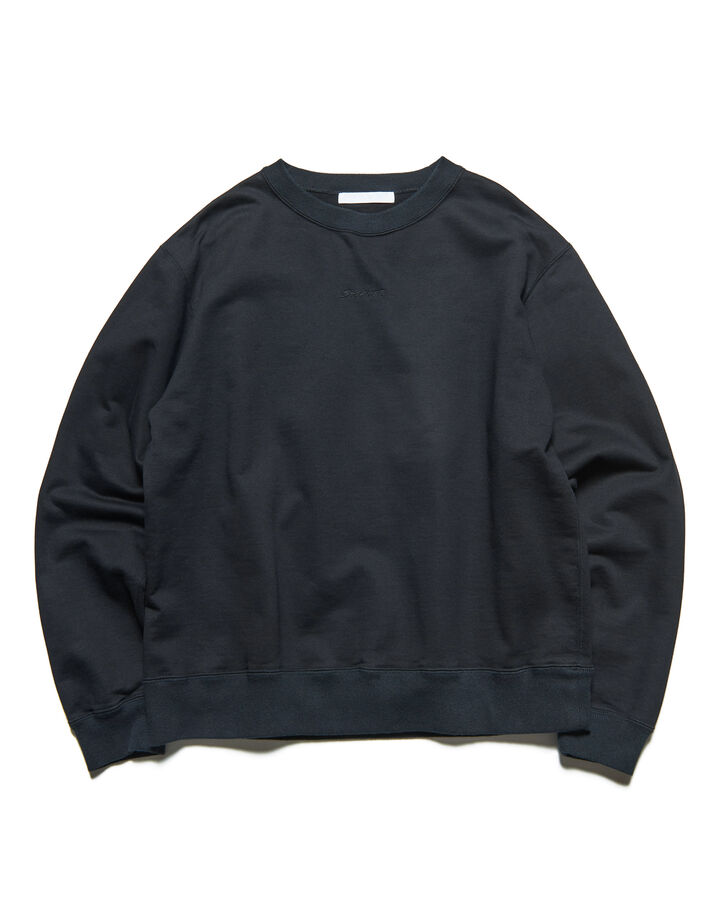 EMBROIDERY SWEATSHIRT,BLACK, medium image number 1