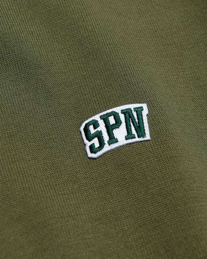 SPN WAPPEN CREWNECK KNIT,KHAKI, medium image number 3