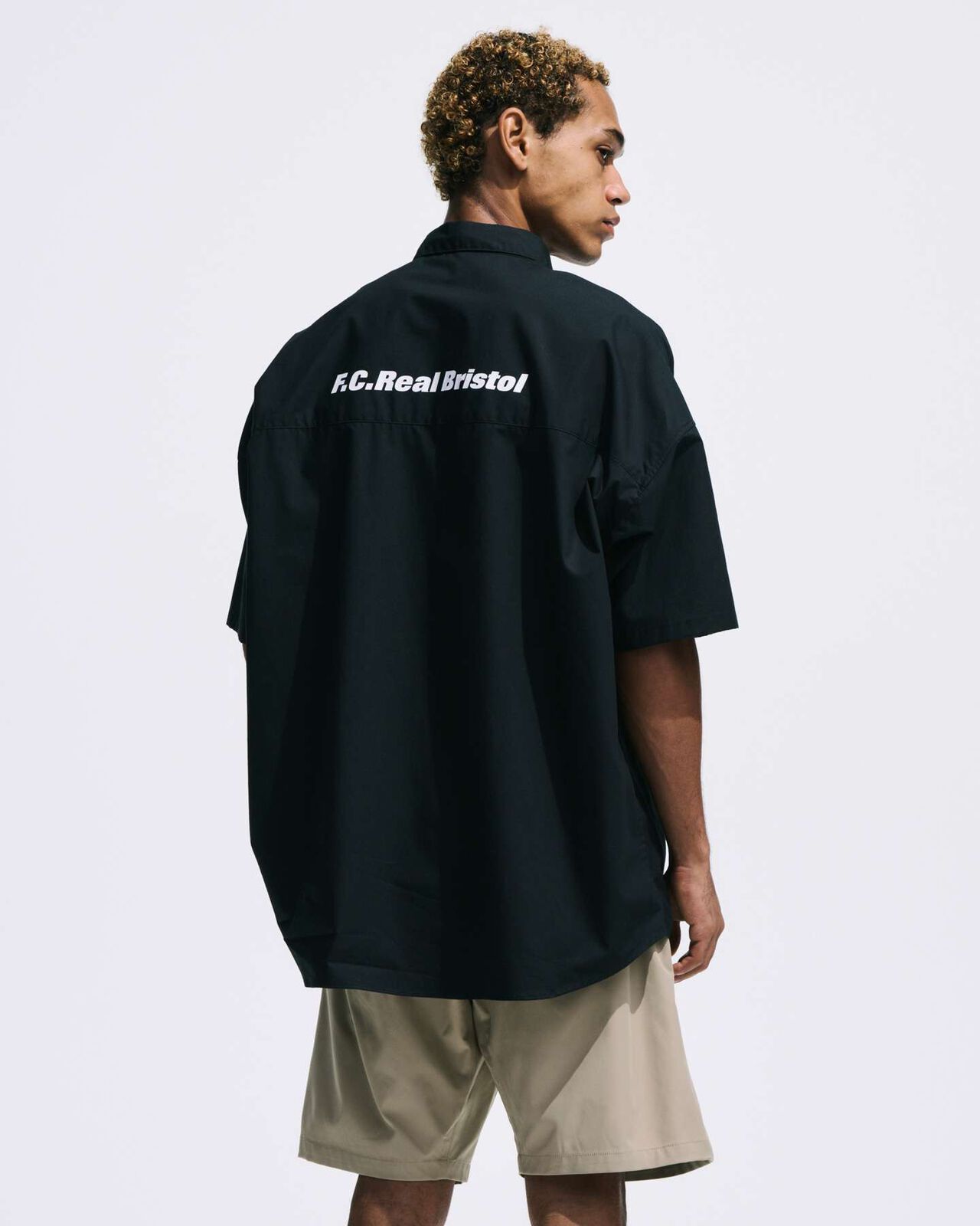 AUTHENTIC FLY FRONT S/S SHIRT,NAVY, large image number 4