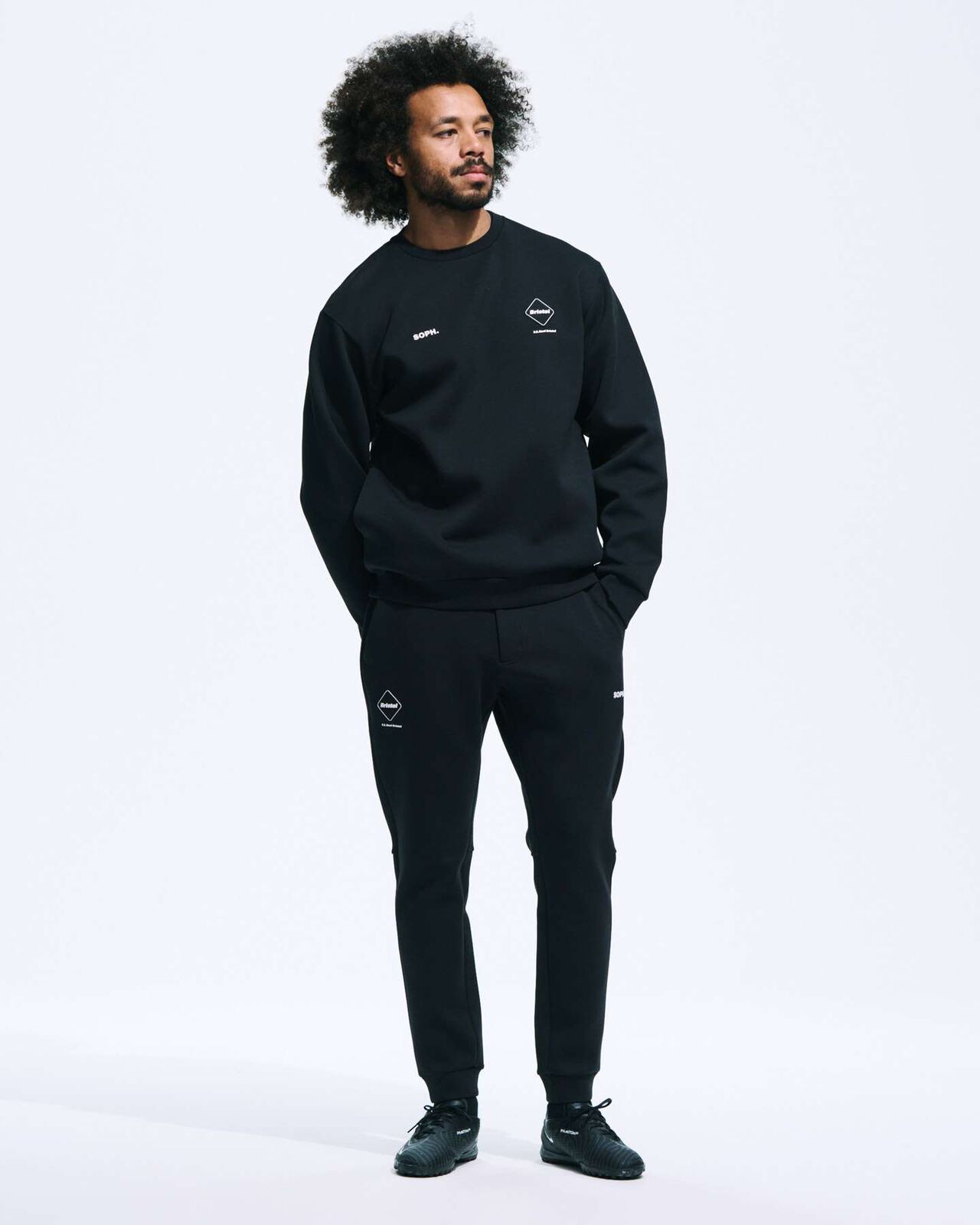 TECH SWEAT CREWNECK TOP,MOCHA, large image number 5