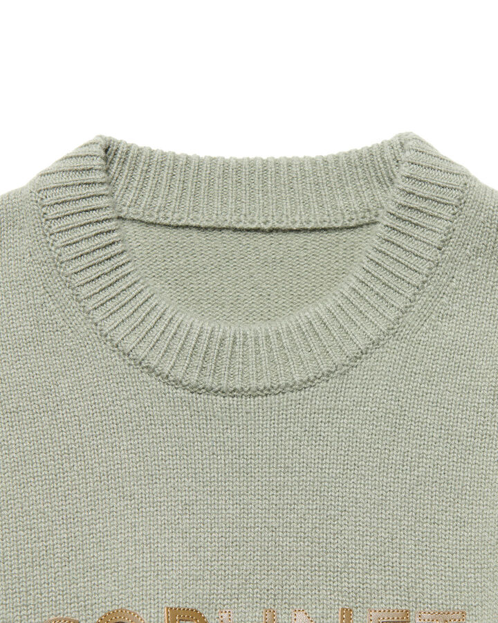 LOGO PATCH KNIT,KHAKI, medium image number 3