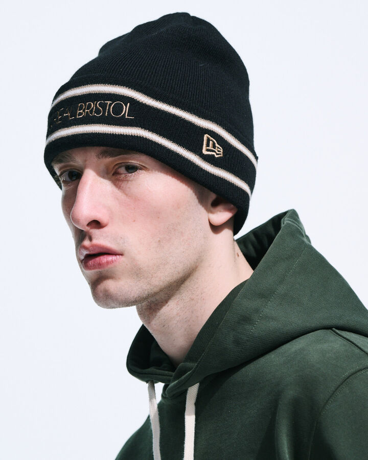 NEW ERA SUPPORTER KNIT CAP,BLACK, medium image number 3