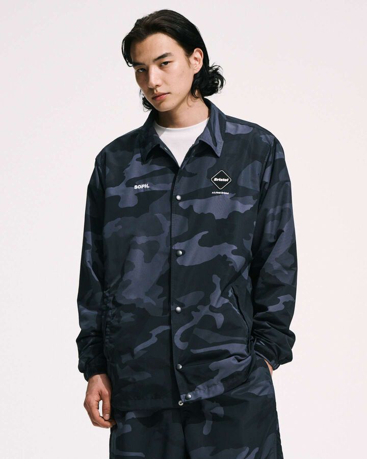 SUPPLEX NYLON COACH JACKET,CAMOUFLAGE, medium image number 6