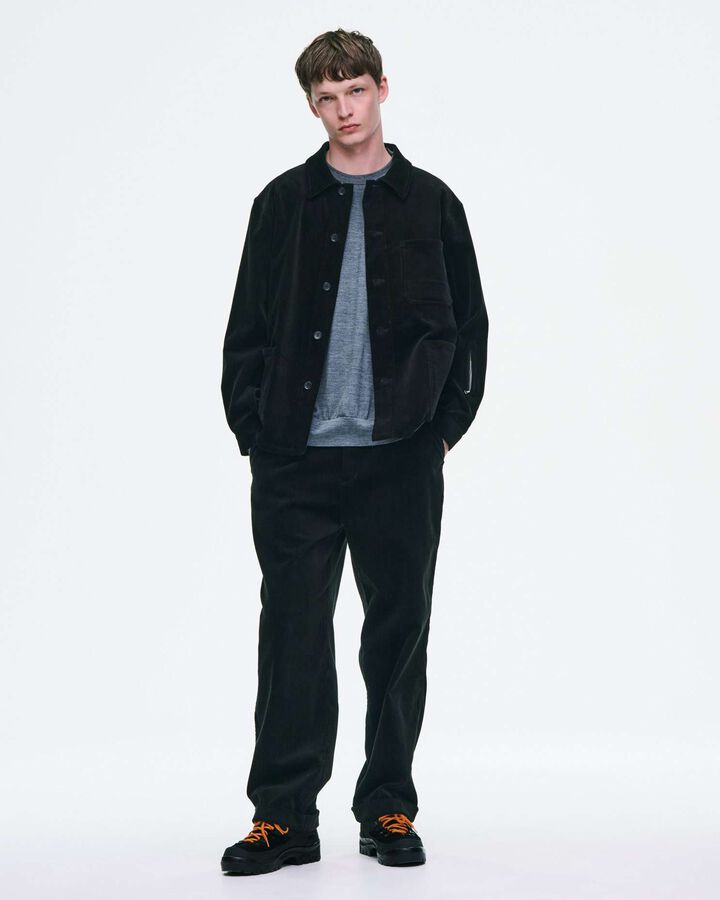 CORDUROY COVERALL,BLACK, medium image number 6