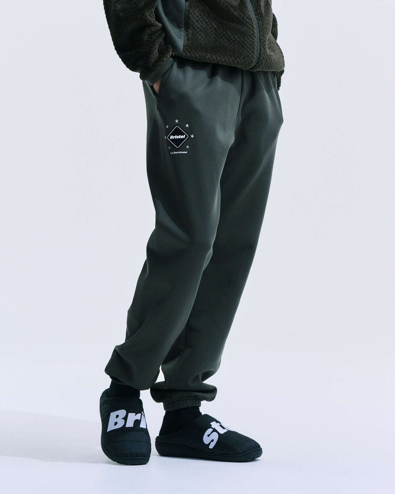 POLARTEC POWER STRETCH LOUNGE PANTS,KHAKI, large image number 4