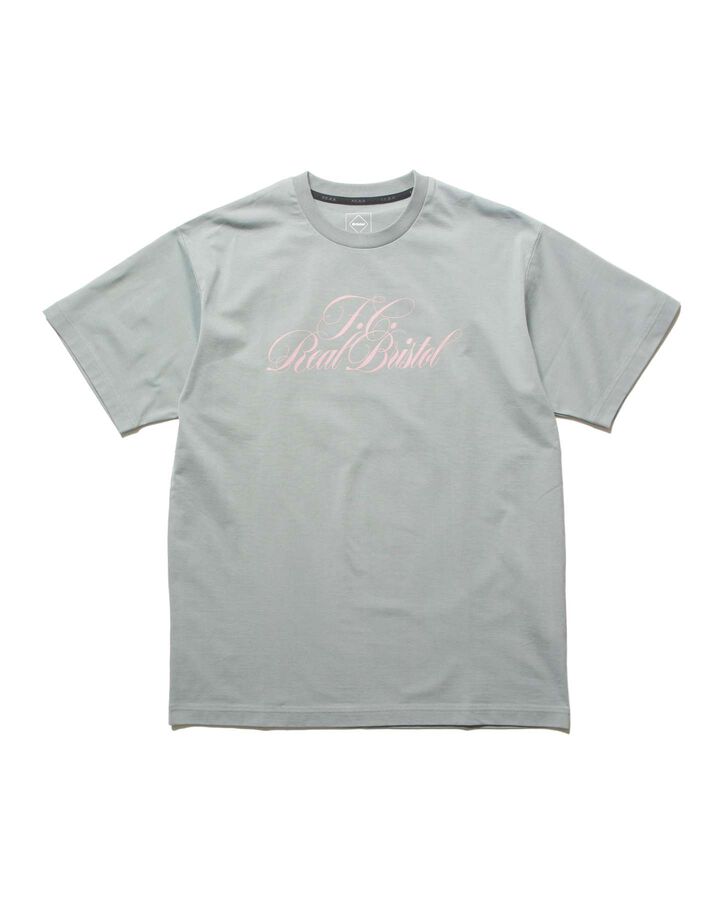 SCRIPT TEE,SAGE, medium
