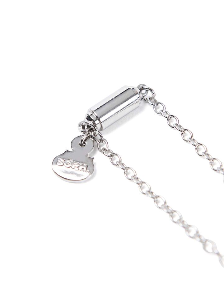 STAR NECKLACE,SILVER, medium image number 3