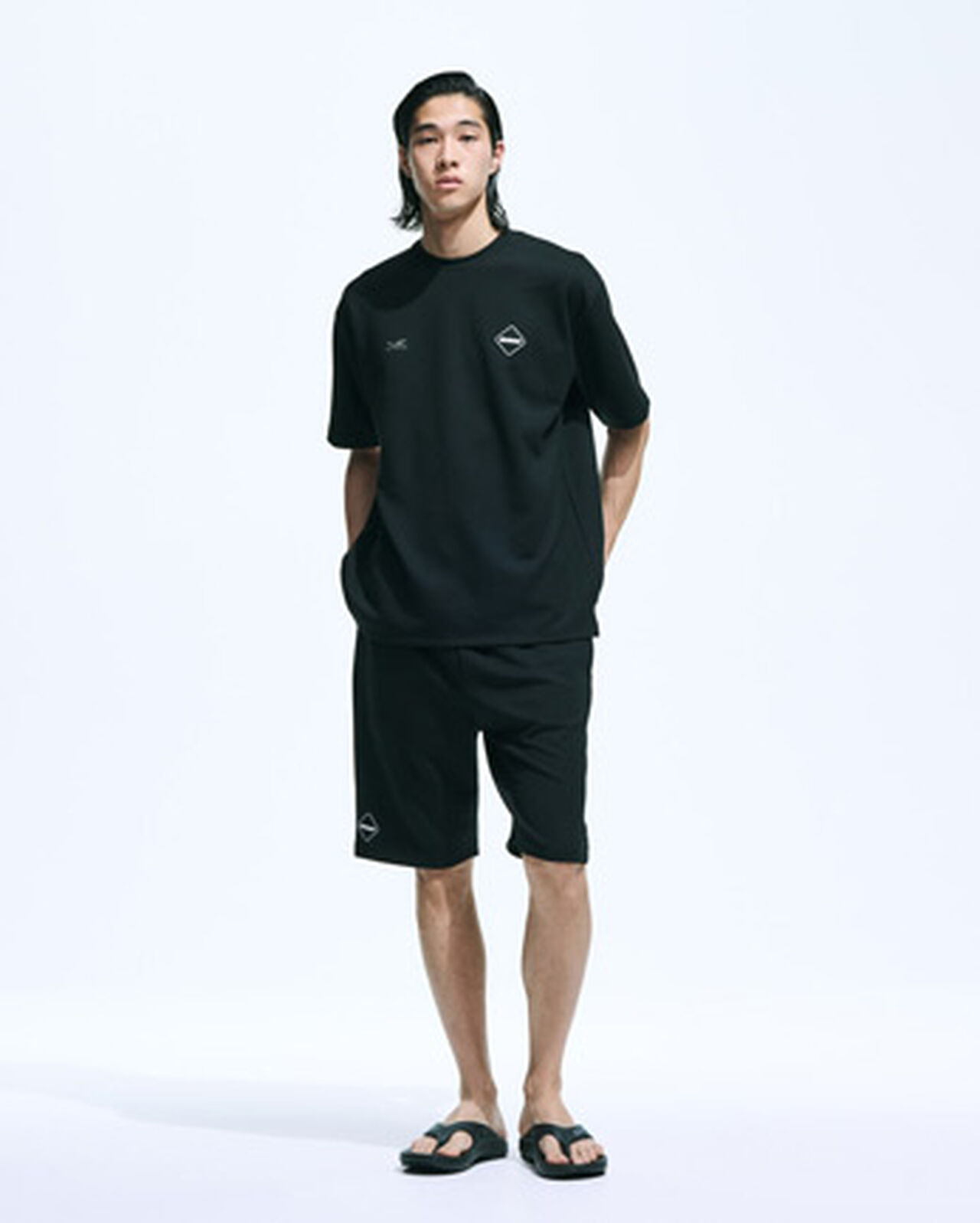 SIXPAD RECOVERY OVERSIZED TEE,BLACK, large image number 6