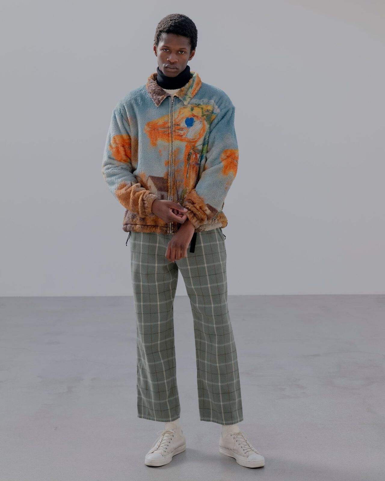 ASGER JORN: PAINTING FLEECE BLOUSON,B, large image number 6