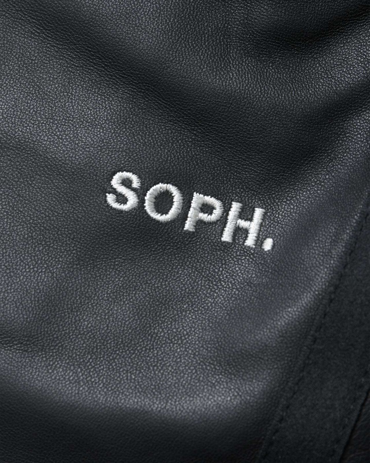 LEATHER TRACK PANTS,BLACK, large image number 5